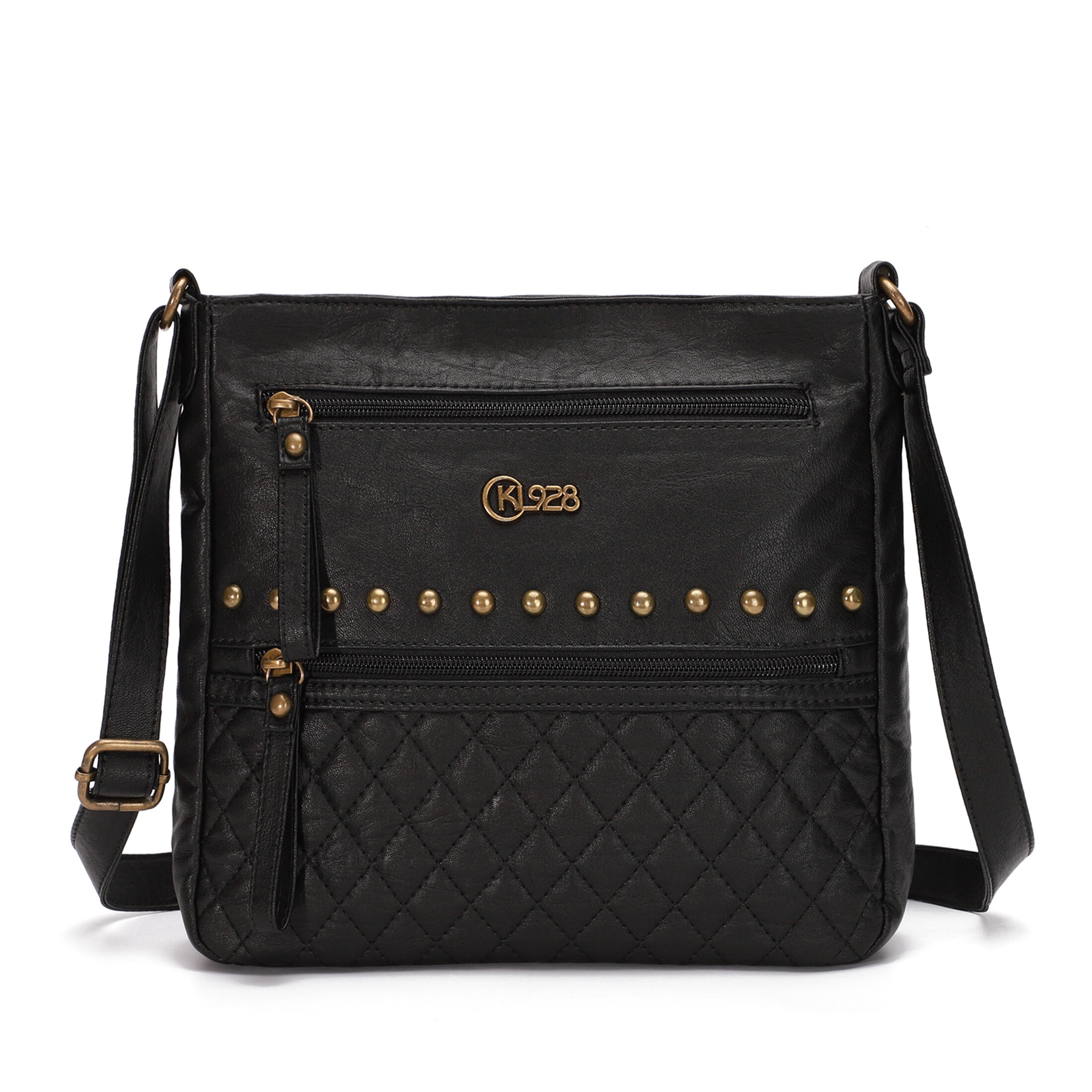 KL928 Crossbody Bags for Women Shoulder Bag Multi Pocket Soft PU Washed Leather Purse
