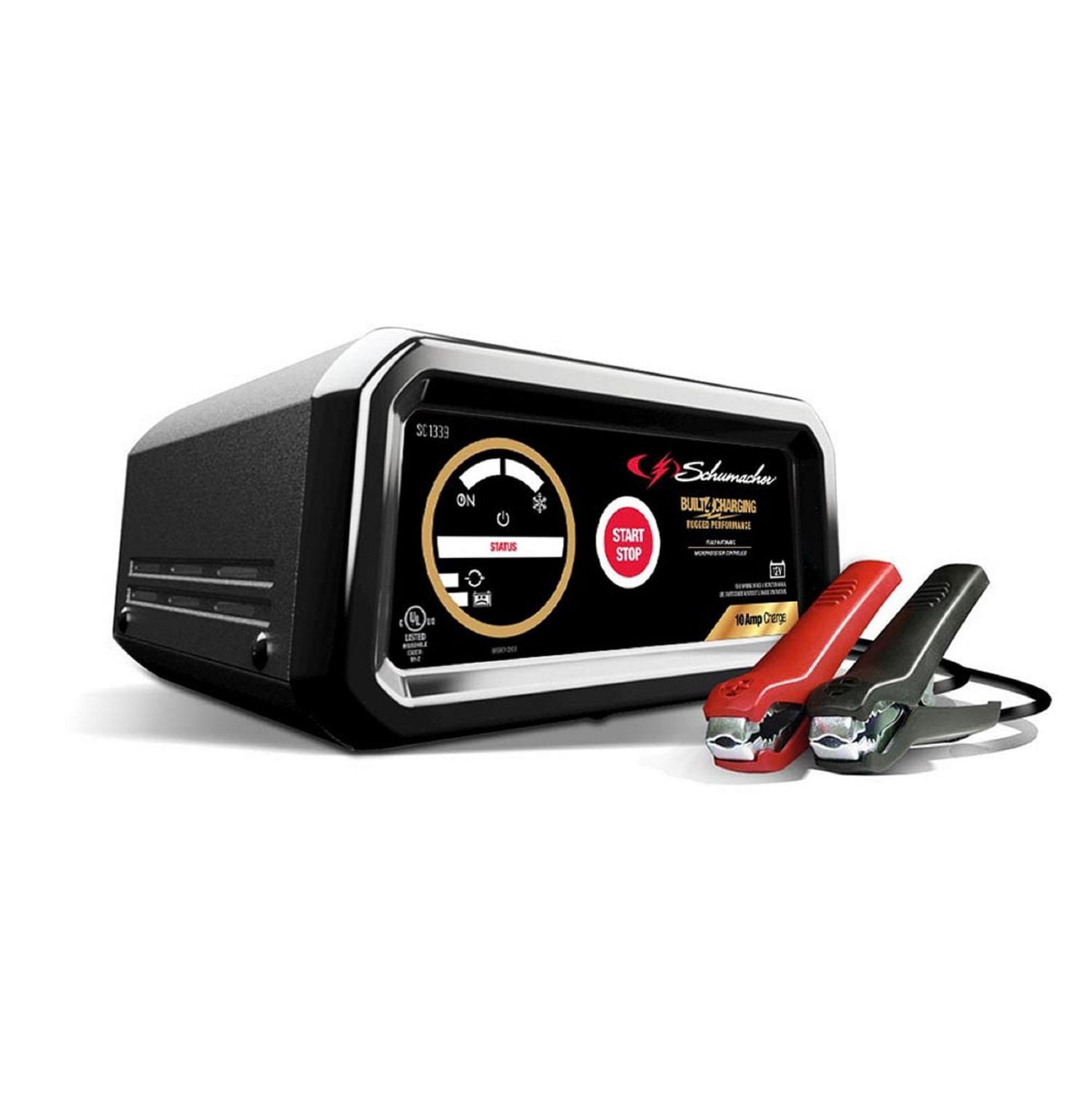 Schumacher Electric Chargeur et mainteneur de batterie de voiture entièrement automatique 10A 12V, SC1339