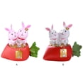thumbnail image 2 of pitrice Decoration Animal Fashion Storage Box Decor Artificial Boxes Ornament Exquisite Accessory Bedroom Living Home Wall Red White, 2 of 6