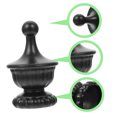 thumbnail image 3 of IFANLANDOR 2Pcs Black Lamp Finial Knob Chic Light Accessory for Floor Lamp, 3 of 8