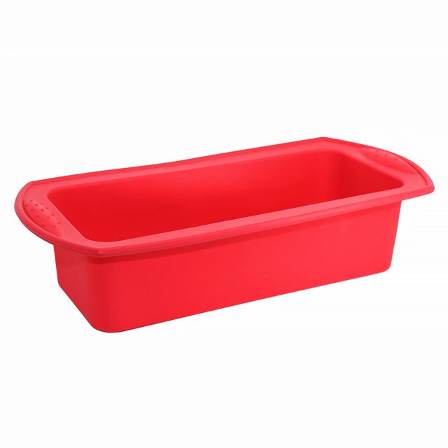 Cake Toast Mold Bread Loaf Silicone Mould Home Bakery Pastry Baking Pan Tray Baking Tool Red