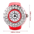thumbnail image 3 of Shisuyan Decorative Finger Ring Stylish Ring Watch Finger Ring Decor Women Finger Watch, 3 of 9