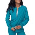 thumbnail image 4 of Sivvan Womens Scrub Warm-Up Jacket/Front Snaps - Round Neck, 4 of 7
