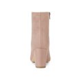 thumbnail image 3 of Unique Bargains Bottines à Talon Épais à Fermeture Éclair pour Femmes, 3 of 8