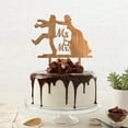 thumbnail image 3 of Cake Topper Wedding Cake Picks Wedding Cake Picks and Toppers Wooden Cake Topper, 3 of 4