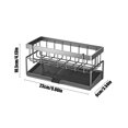 thumbnail image 3 of Organisateur de Cintres Extensible, Lot de 2 / Empileur de Cintres Télescopique Réglable avec Ventouse / Rangement de Lessive Gain de Place pour Laveuse et Sécheuse / Support Léger en Plastique, 3 of 6