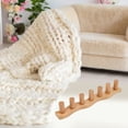 thumbnail image 2 of Wooden Yarn Knitting Machine for Crafting Adjustable Length Blankets and Shawls DIY Handmade Weaving Tool Kit, 2 of 7