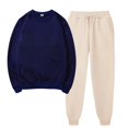 thumbnail image 2 of Besolor Ensembles 2 Pcs pour Femmes Survêtements Décontractés Chandail à Col Rond et Pantalon de Jogging Ensembles d'Entraînement Survêtements, 2 of 5