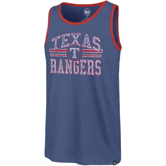 Débardeur Bleu Homme Texas Rangers Winger Flanclin - T-Shirt Muscle Mlb (Petit)