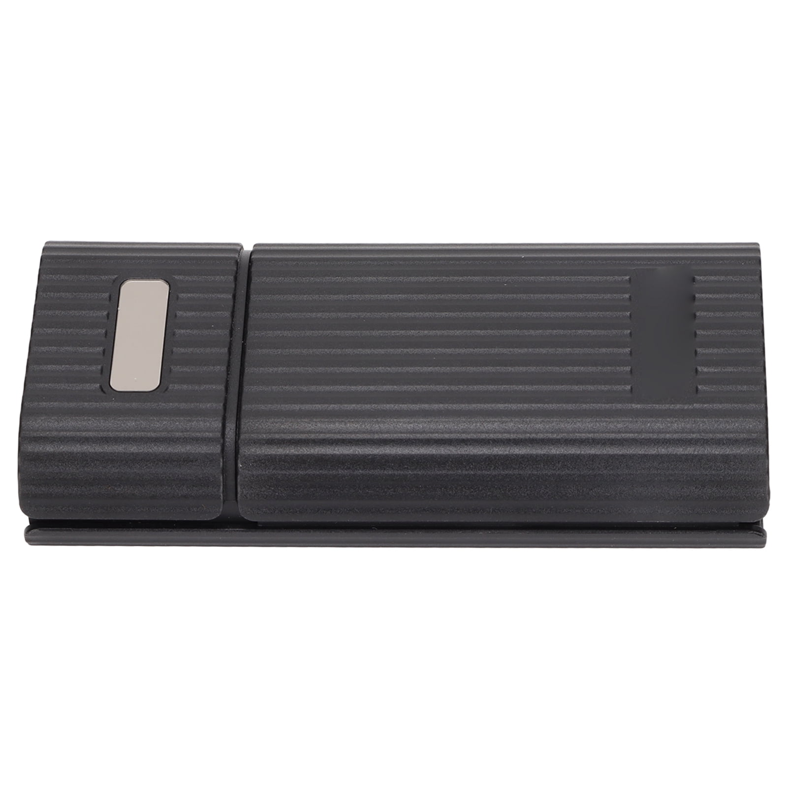 DIY Portable Charger, Convenient  Battery Charger 2 Input Universal  for Mobile Phone Black