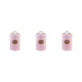 thumbnail image 1 of Wweixi Transparent Tea Jars For Storing And Displaying Favorite Tea Leaves Food Grade Metal Kitchen Storage Jars Jars Kitchen Pink sugar 3Set, 1 of 6