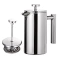 thumbnail image 1 of Cafetière à Pression Française 350ml800ml1000ml en Acier Inoxydable à Double Paroi, Cafetière Isolée, 1 of 7