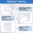 thumbnail image 3 of Uxcell 4.53 x 3.98 x 2.95 Inch Outlet Cover Box, Transparent, 3 of 7