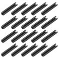 thumbnail image 1 of Unique Bargains 1.7mm x 10mm Dowel Pin Carbon Steel Split Spring Roll Shelf Support Pin Fasten Hardware Black 20 Pcs, 1 of 3