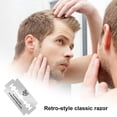 thumbnail image 4 of Redempat for Men Stainless Steel Double Edge Classic Hair Removal Precise and Clean Shave Shaving Accessories Type 3 1Set, 4 of 6