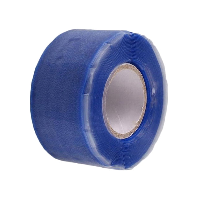 Almencla Ruban Adhésif en Silicone Auto-Fusant Intérieur Extérieur Ruban de Réparation de Tuyaux Bleu