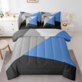 thumbnail image 1 of YST Geometric Comforter Set, Modern Abstract Bedding, 7-Piece, Full Size, 1 of 5
