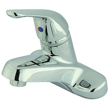 Kingston Brass Chatham Robinet de Lavabo à Bec Central 4 Pouces à une Seule Poignée