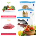 thumbnail image 3 of Sous Vide Bags 20Pcs Reusable Vacuum Food Storage Bags Kit with 15Pcs 3 Sizes Vacuum Food Bags 4 Sealing Clips 1 Hand Pump Food-grade Plastics Food Save Bags, 3 of 7