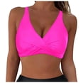 thumbnail image 2 of Weiqiqre Swimsuit for Women High Neck Sporty Racerback Crop Top Swimsuit High Cut Two Piece Bathing Suit, 2 of 4