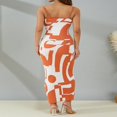 thumbnail image 4 of MesaSe Femmes Sans Manches Tricoté Longue Robe Cravate Teinture Spaghetti Sangle Backless Fronde Maxi Robes, 4 of 6
