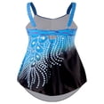 thumbnail image 4 of Maillot de Bain Grande Taille pour Femmes Couleur Contrastée Sans Manches, 4 of 5