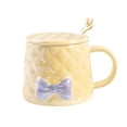 thumbnail image 5 of Tasse à Café en Porcelaine de 350 ml Tasse à Thé avec Nœud Tasse en Céramique avec Nœud et Poignée Tasse Mignonne, 5 of 5