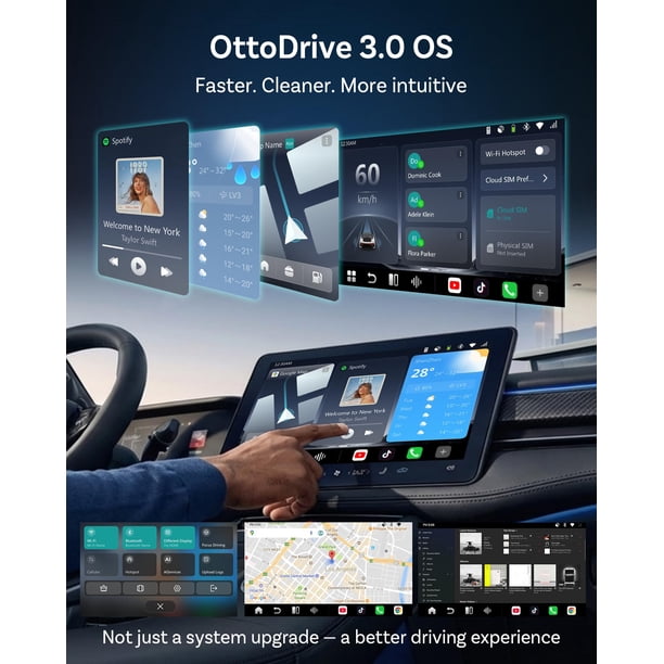Ottocast P3 Pro AI Box Android 13 - AI Voice Control -Wireless