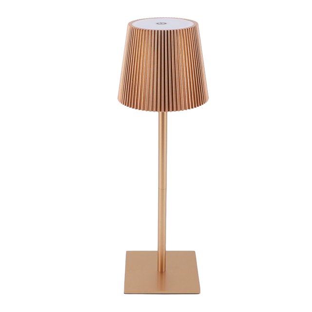 LED Cordless Table Lamp 3600mAh Rechargeable Battery, 3 Color Stepless Dimming, Portable Bedside Lamp for Bars, Bedroom, Restaurants, Reading
