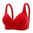thumbnail image 1 of Birdeem Woman Color Thin and Steel Hoop Gathered Breathable Underwear for Daily Bras, 1 of 10
