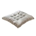 thumbnail image 4 of Wweixi Cushion Pad For Square Chair - Soft And Comfortable Wide Range Of Uses Square Chair Cushion gray grid 5Set, 4 of 6