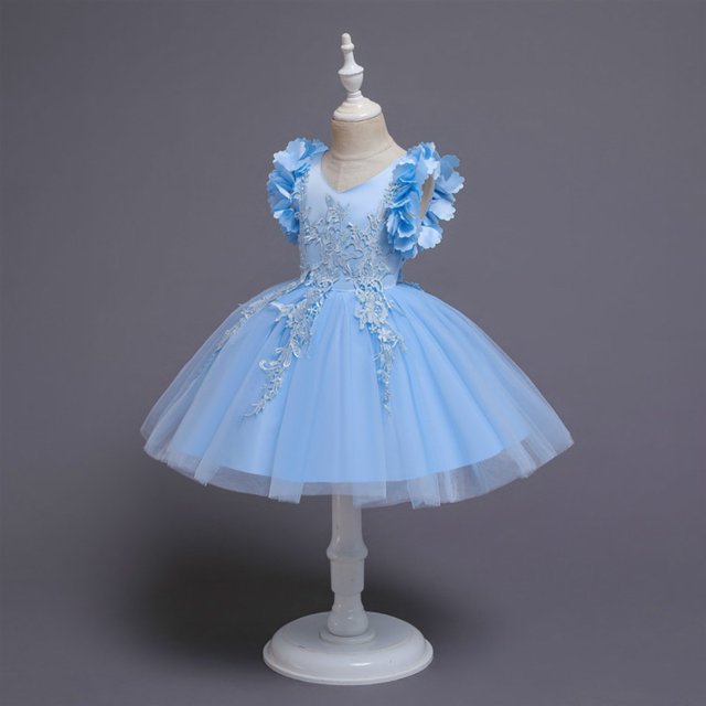 Robes de Demoiselles d'Honneur pour Fille, Concours, Fête, Anniversaire, Robe de Bal Formelle, 2-19 Ans