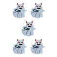 thumbnail image 2 of kurtrusly White Affordable Ghosts Enamel Pin Modern Minimalist Brooche Delicate Intricate Enamel Pin Punk E 5Set, 2 of 6