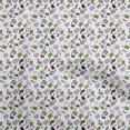 thumbnail image 1 of oneOone Velvet Green Fabric Books Craft Projects Decor Fabric Printed By The Yard 58 Inch Wide, 1 of 5