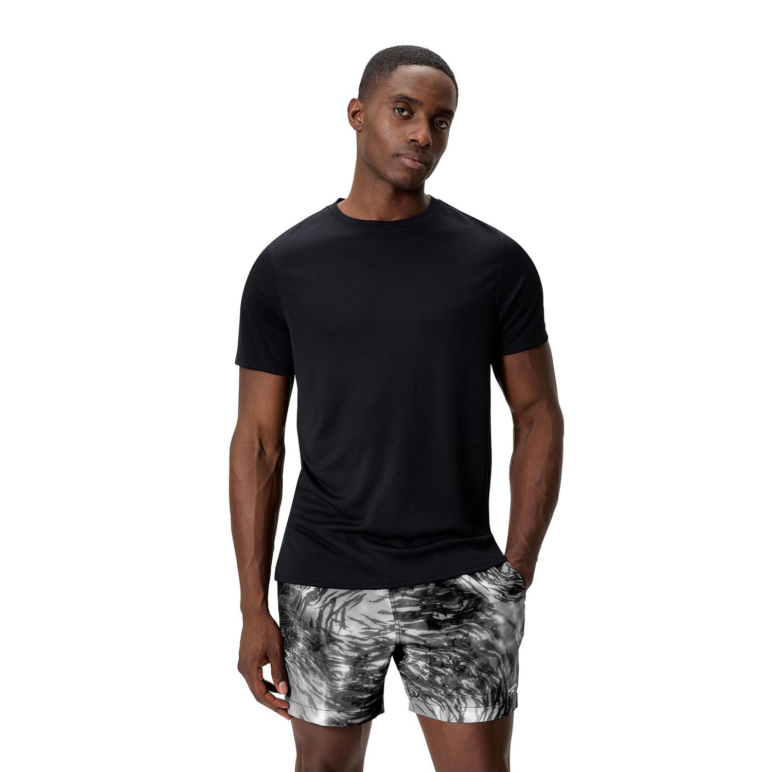 T-shirt de bain à manches courtes avec imprimé « Speedo Est 1928 » Speedo pour hommes