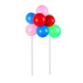 thumbnail image 2 of letairis Cake Topper Home Wedding Party Cake Balloon Ribbon Straws Decoration Pastry Decor Rose Golden Glitter Balloon 2#, 2 of 6