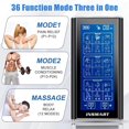 thumbnail image 2 of 3-in-1 TENS Unit Rechargeable Muscle Stimulator EMS Dual Channel with 10 Reusable Electrode Pads 36 Modes for Back Neck Pain Muscle Therapy Pain Management Pulse Massager, 2 of 6