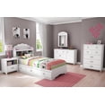 thumbnail image 2 of South Shore Tiara Twin Bookcase Headboard with Storage, in Pure White, 2 of 8