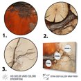 thumbnail image 3 of Designart Arbre Brun Rouge art Mural Encadré Décor, Arbre Brun Rouge art Mural Encadré, composition Abstraite d'Arbre Brun Rouge, Grand art Mural Traditionnel Multicolore Encadré Blanc, Cadre de Couleur Blanche, 3 of 5