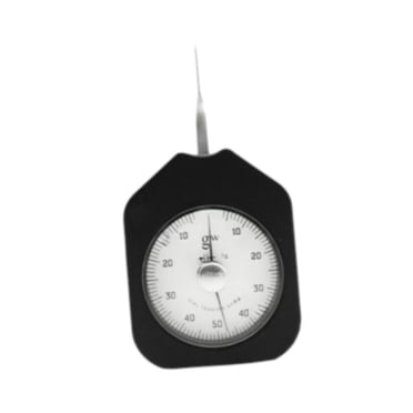 Rongfmy Analog Dial Tension Gauge Tensiometer Portable with Peak Hold Handheld Push Pull 50g