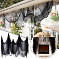 thumbnail image 1 of Halloween Gauze Black Yarn Yarn Dyed Ghost Festival Polyester Cotton Decorative Cloth Scene Layout Props, 1 of 7