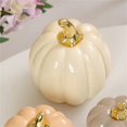 thumbnail image 3 of SUNSIOM Ceramic Pumpkins Artificial Pumpkins Decorative Pumpkins Modern Table Centerpieces for Home, 3 of 9