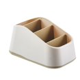 thumbnail image 1 of Khaki Khaki Color Desk Organizer With Multiple Compartments For Office And Home Use #S3gOS, 1 of 6
