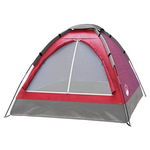2-Person Tente, tentes Dome pour le camping avec sac de transport par Wakeman En plein air (équipement de camping pour la randonnée, le backpacking et le voyage) - RED , 6.25? x 4.80? x 3.50?