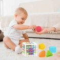 thumbnail image 2 of Fesfesfes Shape Sorter Toys for 1+ Years Old Sensory Learning Toy for Fine Motor Skills Developmental Toys Gift Stacking Box, 2 of 5
