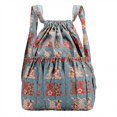 thumbnail image 2 of XZNGL Womens Large Capacity Flower Ethnic Style Waterproof Nylon Shoulders Backpacks, 2 of 8