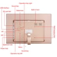 thumbnail image 4 of Cadre Photo Numérique Intelligent 12 Po, Résolution 1280 x 800, Mémoire Intégrée 32 Go, Écran TN, Haut-Parleurs Stéréo avant, Prise en Charge USB/SD/MS, 4 of 9