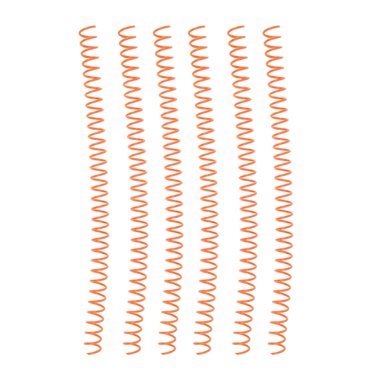 20Pcs Spiral Binding Coil, Large Capacity 30 Holes 13mm Diameter Set Kit, Premium Plastic Material, Easy to Install and Remove, Clip a Large Amount of Sheets, for Office,