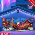 thumbnail image 1 of Fwttom Garage Rideau de Porte, Housse de Décoration de Noël pour Porte de Garage Housse de Décoration de Porte de Garage Père Noël Décoration des Fêtes, 1 of 7