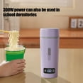 thumbnail image 3 of Water Heater Kettle Travel Kettle Portable Small Mini Tea Coffee Kettle Water Boiler,350Ml Water Heater with 4 Temperature Control,304 Stainless Steel Travel Coffee Cup, 3 of 8